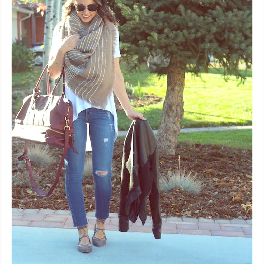 Gray Forever 21 Scarf