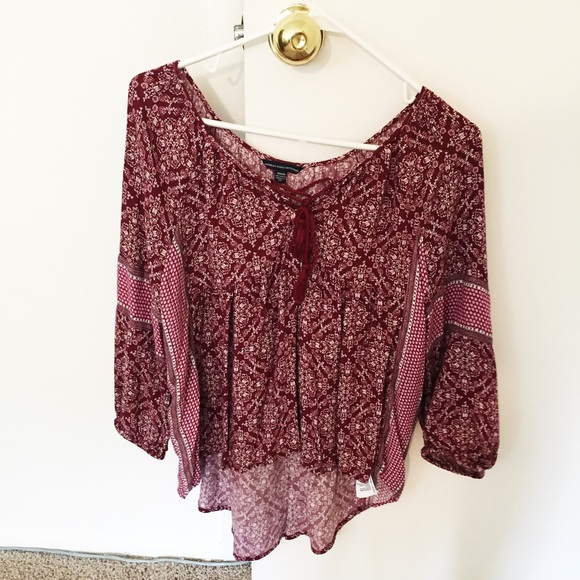 American Eagle Blouse Top - Size M - Picture 10 of 11