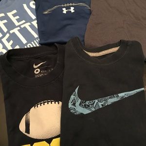 Lot Youth Nike Abercrombie Under Armour Shirts