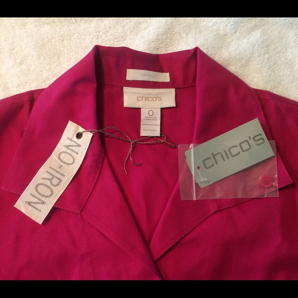 Chico's NWT long sleeve blouse