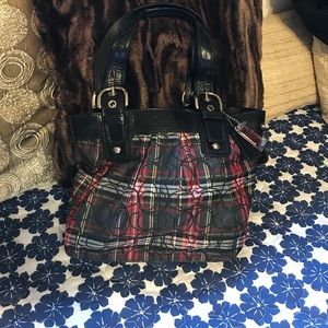Coach tartan bag