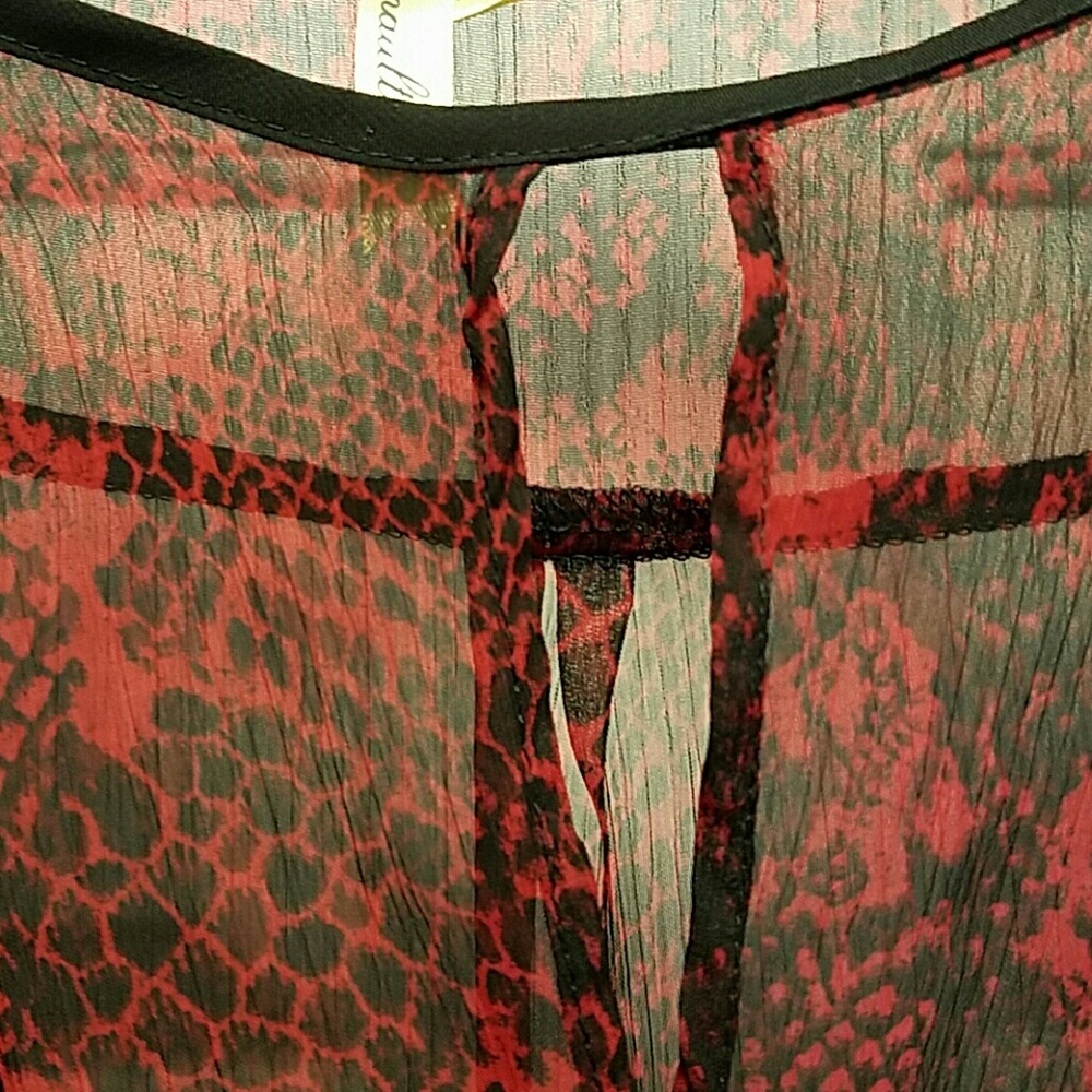 SHEER BLOUSE - Picture 3 of 6