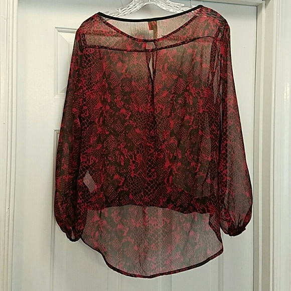 SHEER BLOUSE - Picture 2 of 6