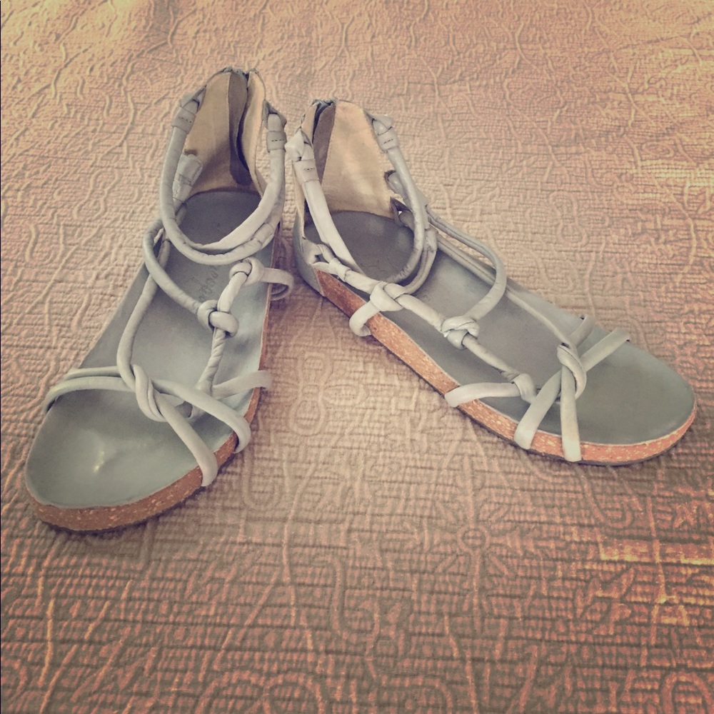 Free People Gray Vintage Sandal Size 36