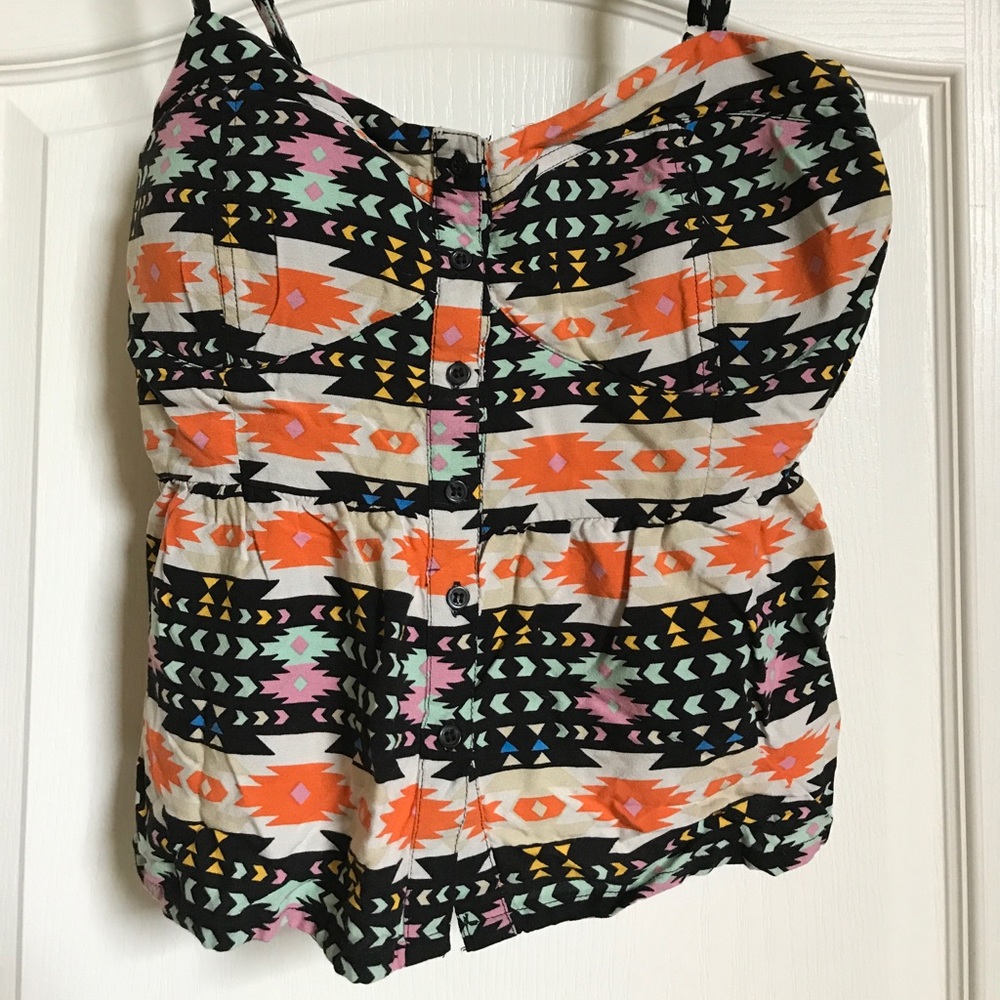 Patterned crop top