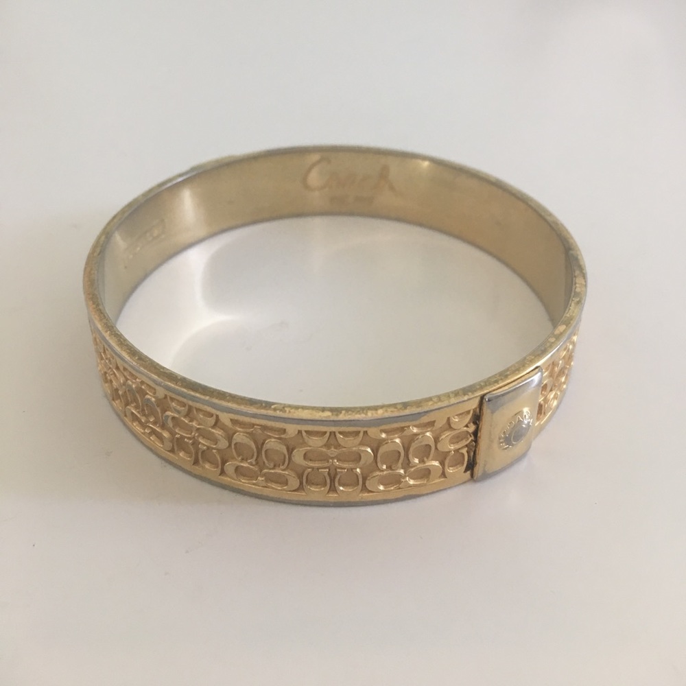 Gold Coach Bangle
