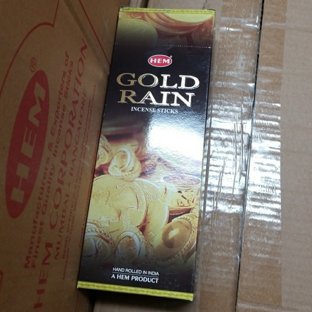 HEM GOLD RAIN INCENSE STICKS