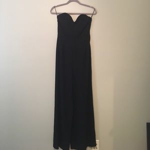 H&M Black Wide Leg Jumpsuit - Size 6