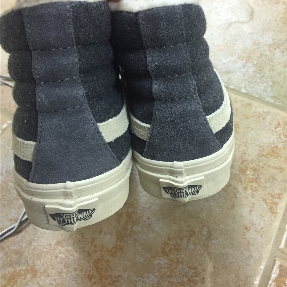 Vans NWT Slim Sk8 High Shearling/Suede 8.5,9.5 NEW - Picture 4 of 6