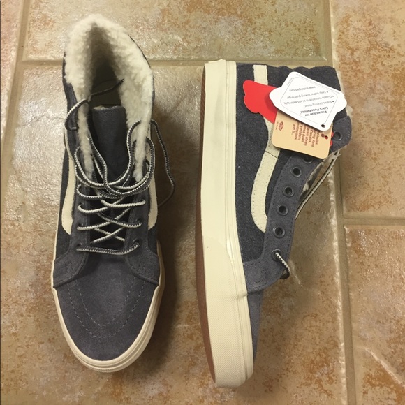 Vans Shoes - Vans NWT Slim Sk8 High Shearling/Suede 8.5,9.5 NEW