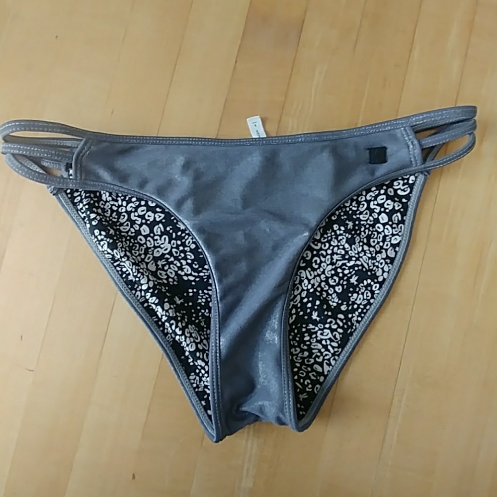 One Teaspoon silver bikini bottoms