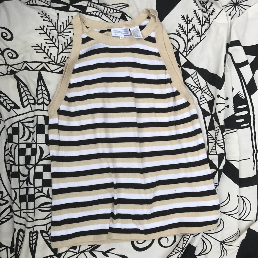 Jeanne Pierre stripe tank
