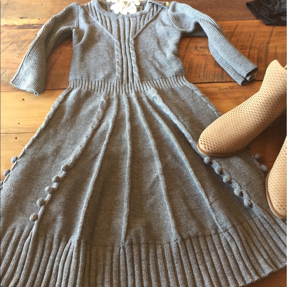 Gray Modcloth Sweater Dress