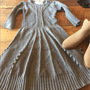 Gray Modcloth Sweater Dress