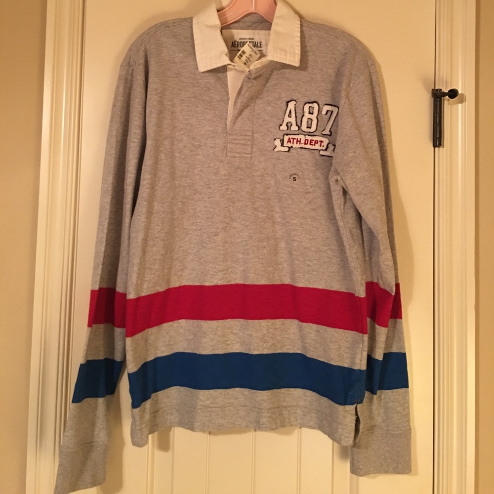 💥FINAL SALE💥 NWT Aeropostale Rugby Shirt - Picture 1 of 2
