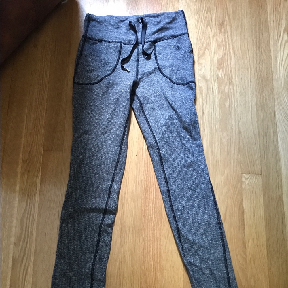 Lululemon high leggings - dark grey patterned