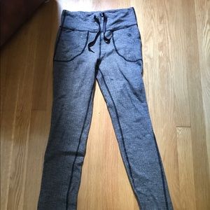 Lululemon high leggings - dark grey patterned