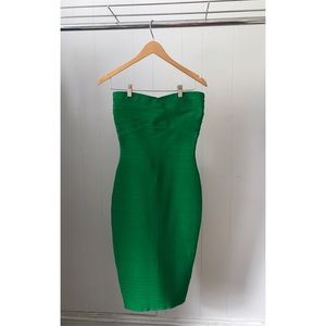 Strapless bandage dress