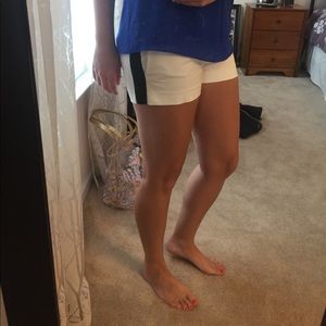 Express Black & White Tuxedo Shorts