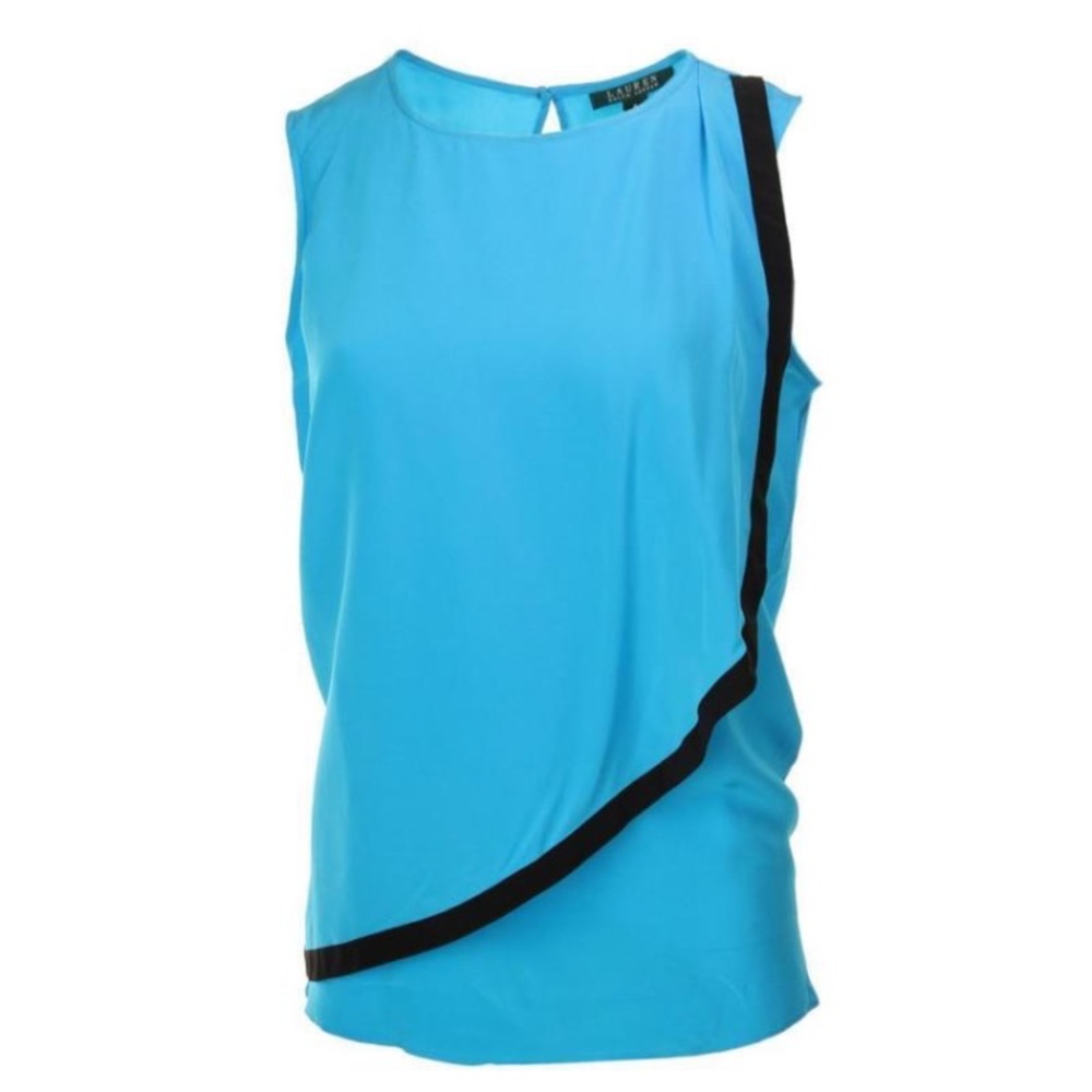 Aqua blue Ralph Lauren top