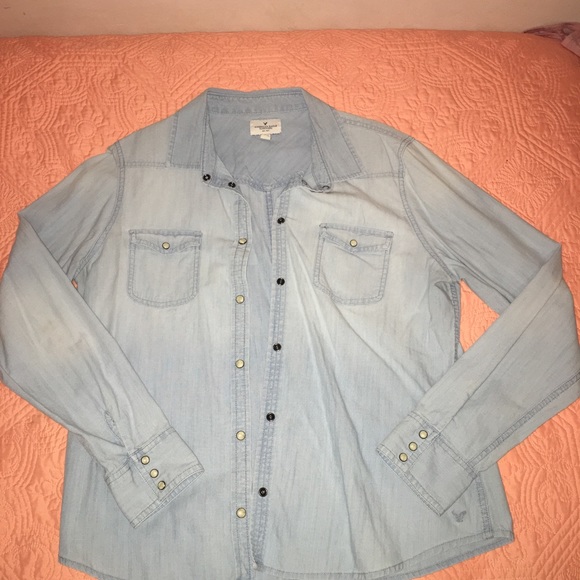 American Eagle denim top - Picture 1 of 1