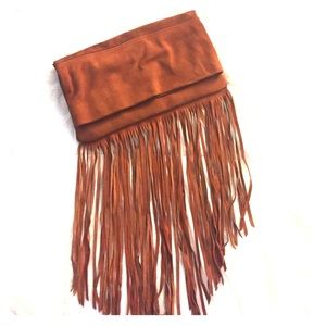Free People Suede fringe bag
