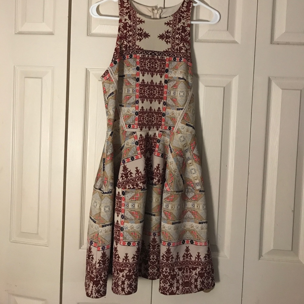 Multi patterned dress from target