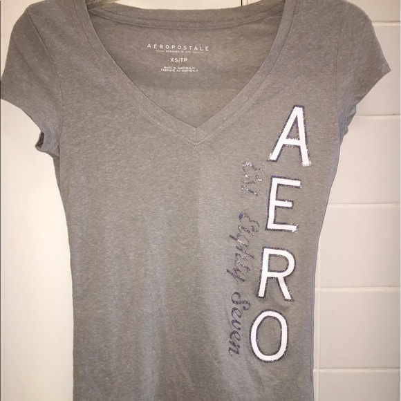 AEROPOSTALE V-NECK TEE - Picture 3 of 4
