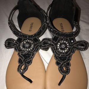 Never worn, Torrid sandals. Size 9.5.