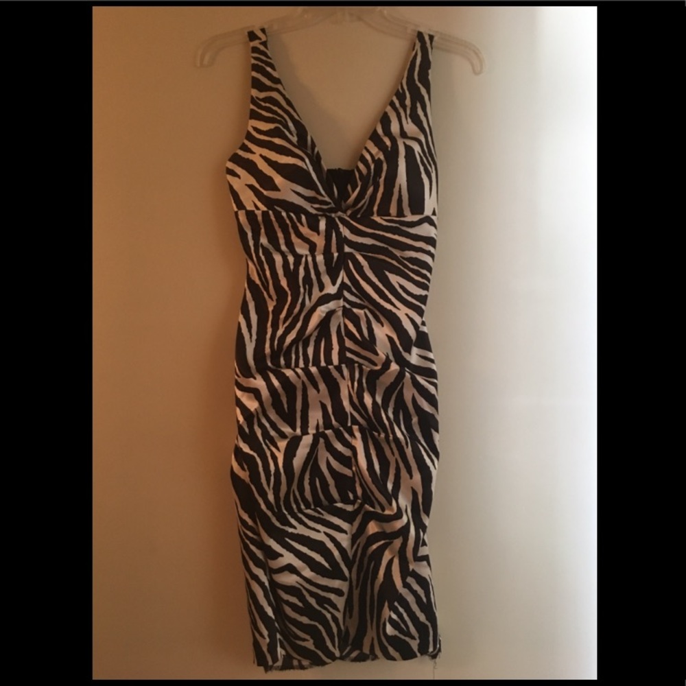 Black and white Zebra dress