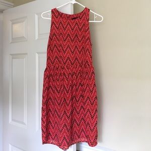 Pink patterned dress