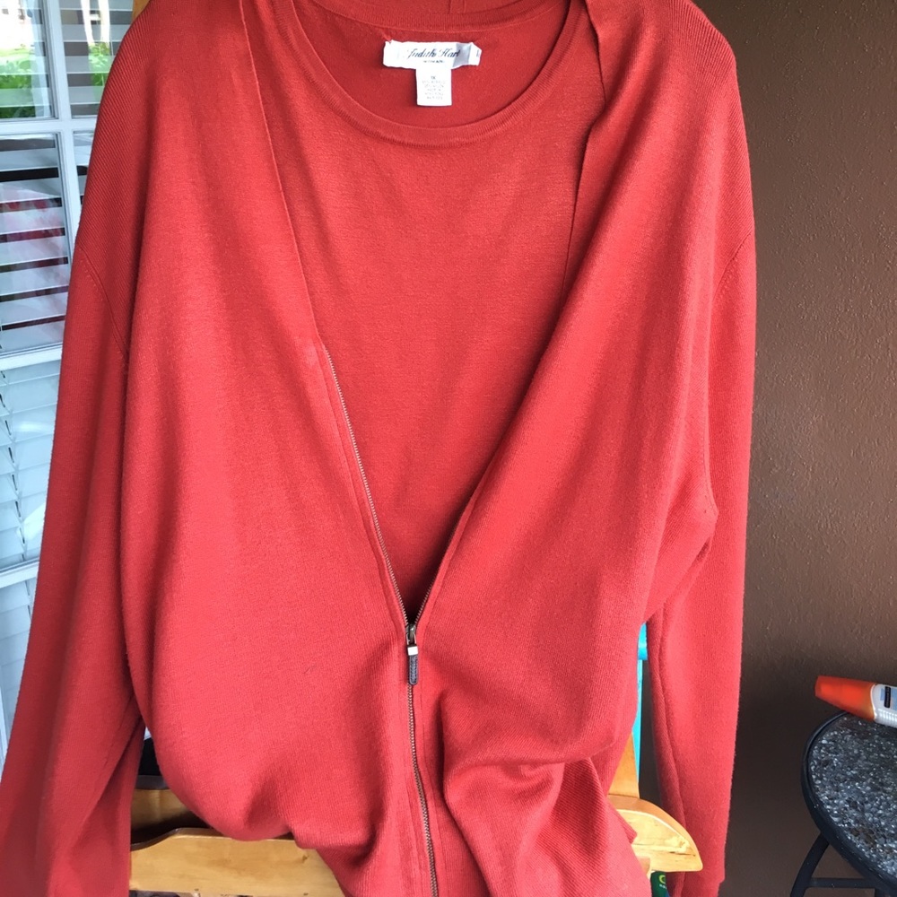 2pc zipped sweater set