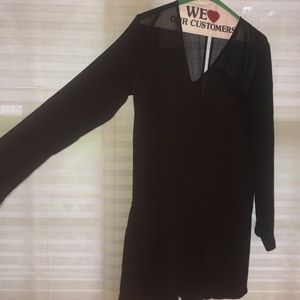 Black Long Sleeve Romper