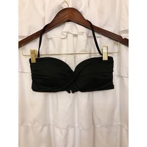 Black Mossimo Bandeau Bikini Top