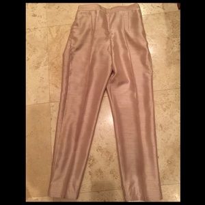 Women's raw silk dress slacks