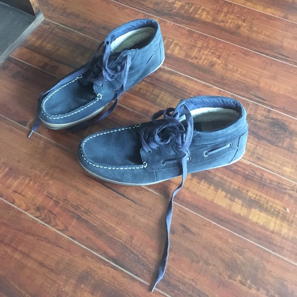 Aldo, suede shoes, navy