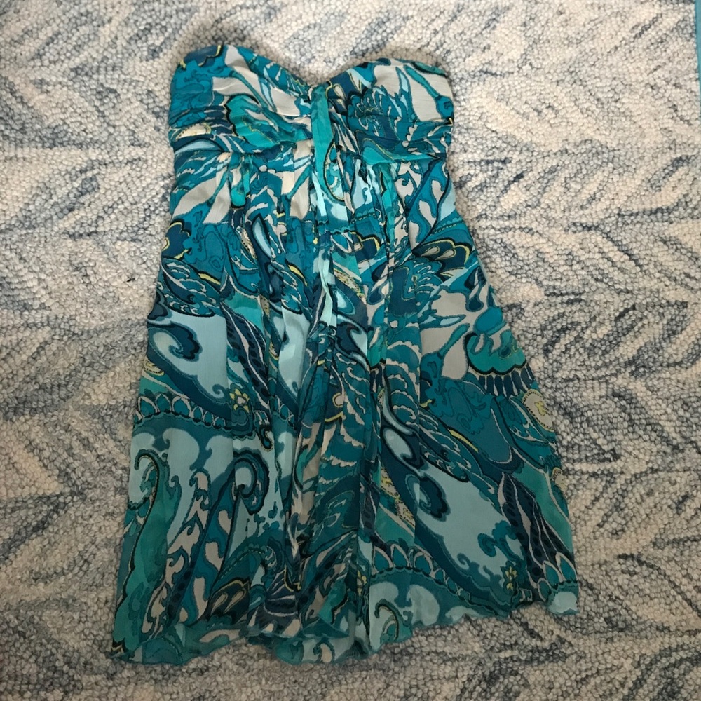Express Blue Turquoise Dress