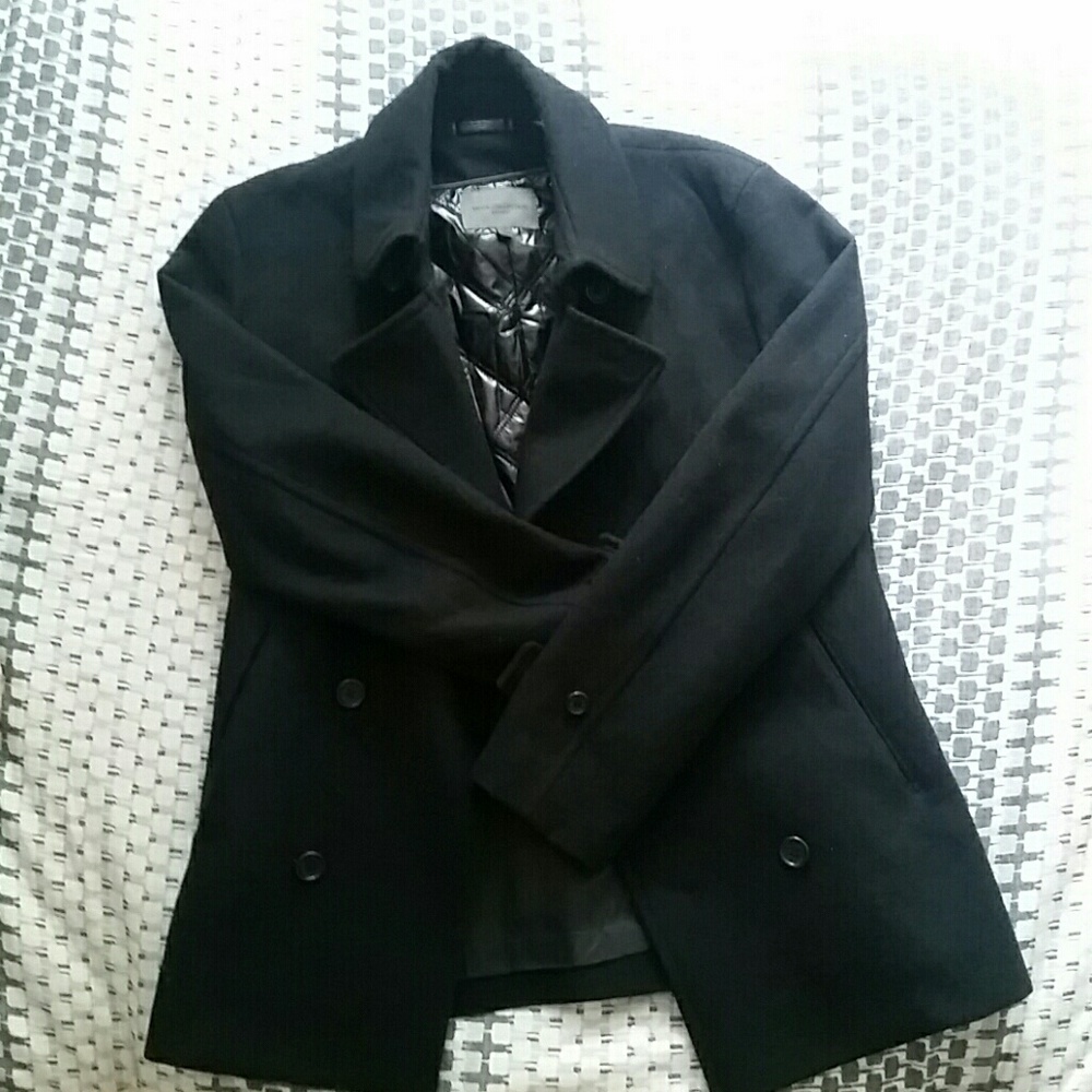 J Crew Wool Collection Double Breasted Peacoat