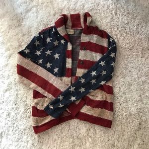 American Flag Cardigan