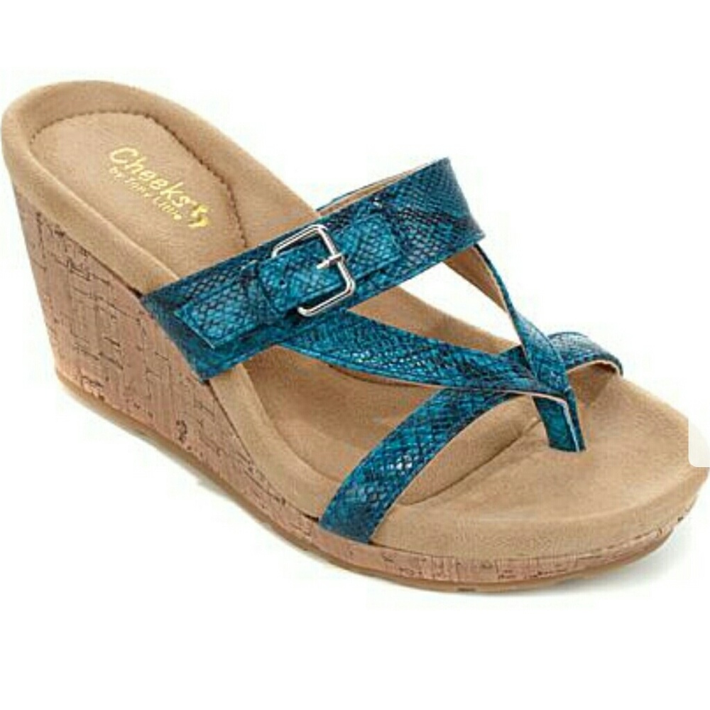 Tony Little Cheeks Fit Body Diamond-Embossed Wedge