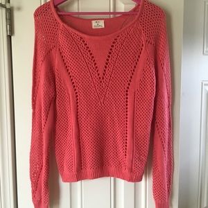 Urban Outfitters Coral Pins + Needles Sweater, M