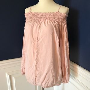 H&M Cold Shoulder Off The Shoulder Top Blouse