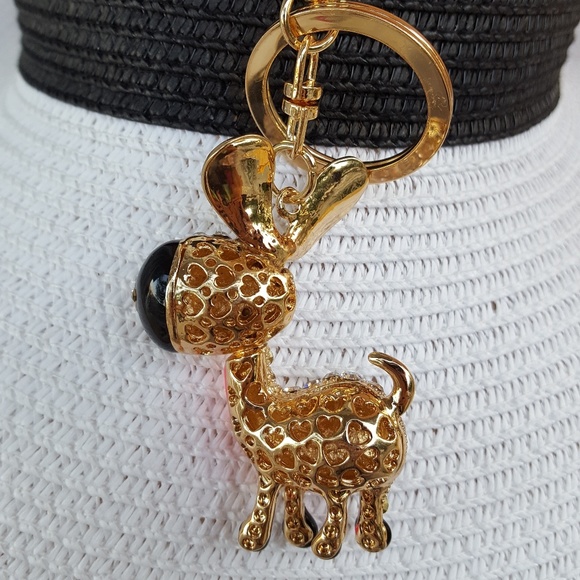 Donkey Rhinestone Keychain - Picture 2 of 4
