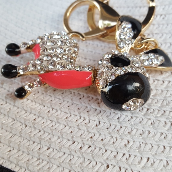 Donkey Rhinestone Keychain - Picture 3 of 4