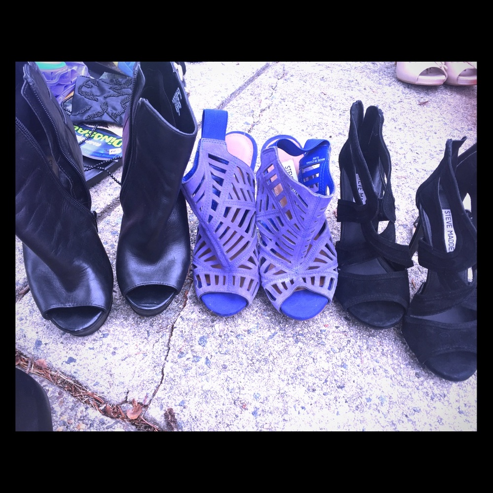 Lot 5.5 heels Steve Madden