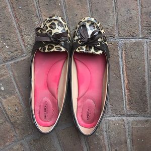 Speedy cheetah print flats