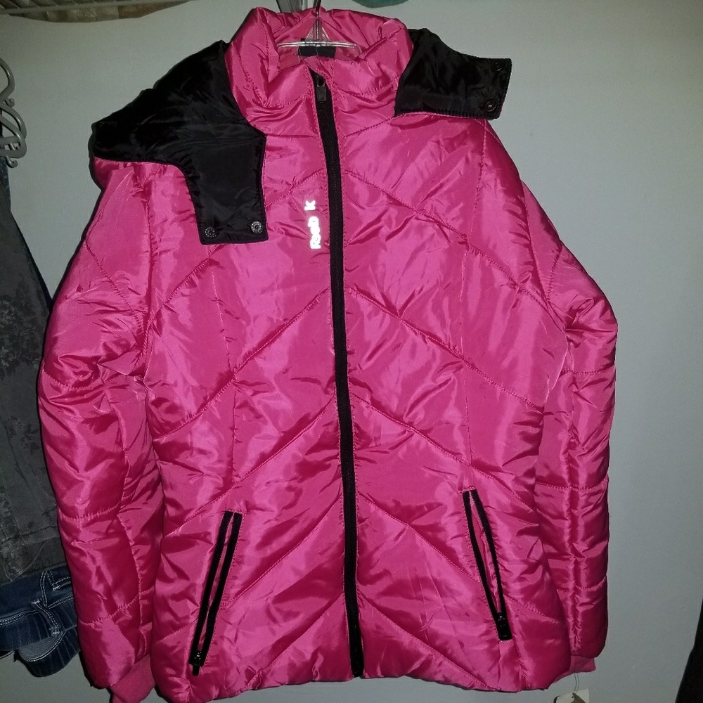 Reebok big girl diamond quilted puffer