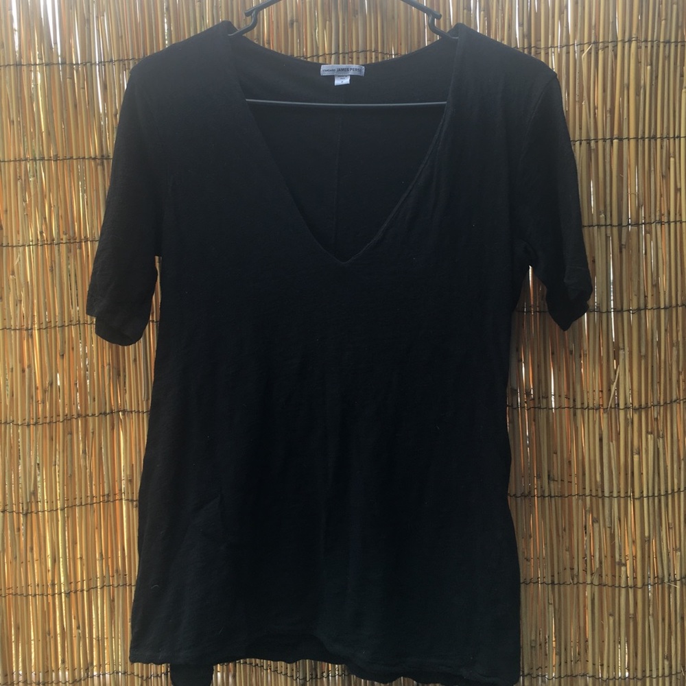 James Perse deep V T-shirt