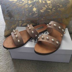 Steve Madden Nude Jole Sandals