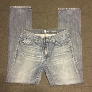 Slimmy 7 for all mankind Blue Jeans!
